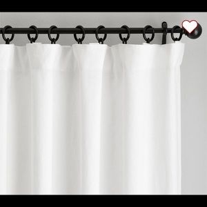 Pottery Barn Belgian Flax Linen Blackout Curtain